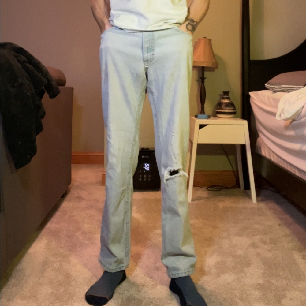 Unisex rider jeans. 32x32 men’s fit